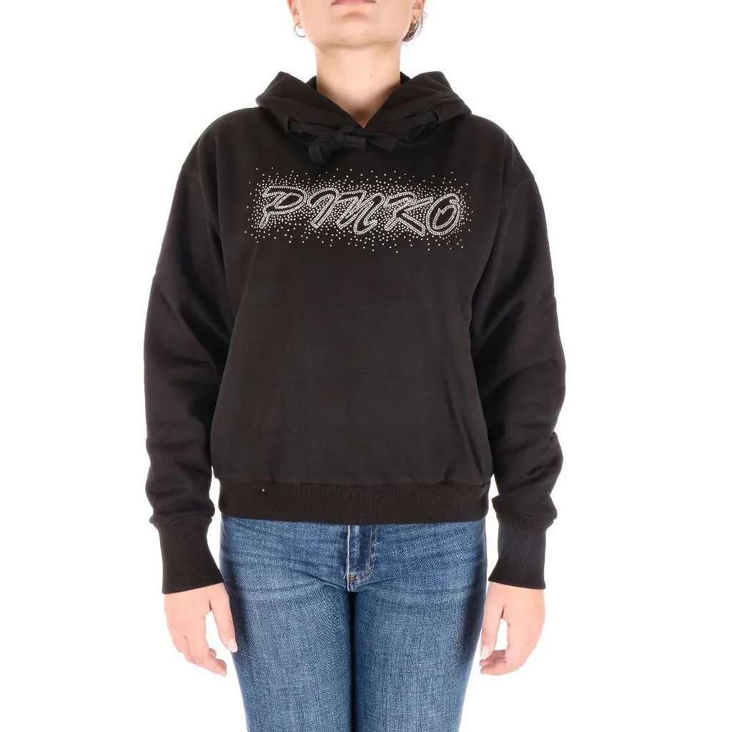 Pinko Logo Embroidered Drawstring Hoodie