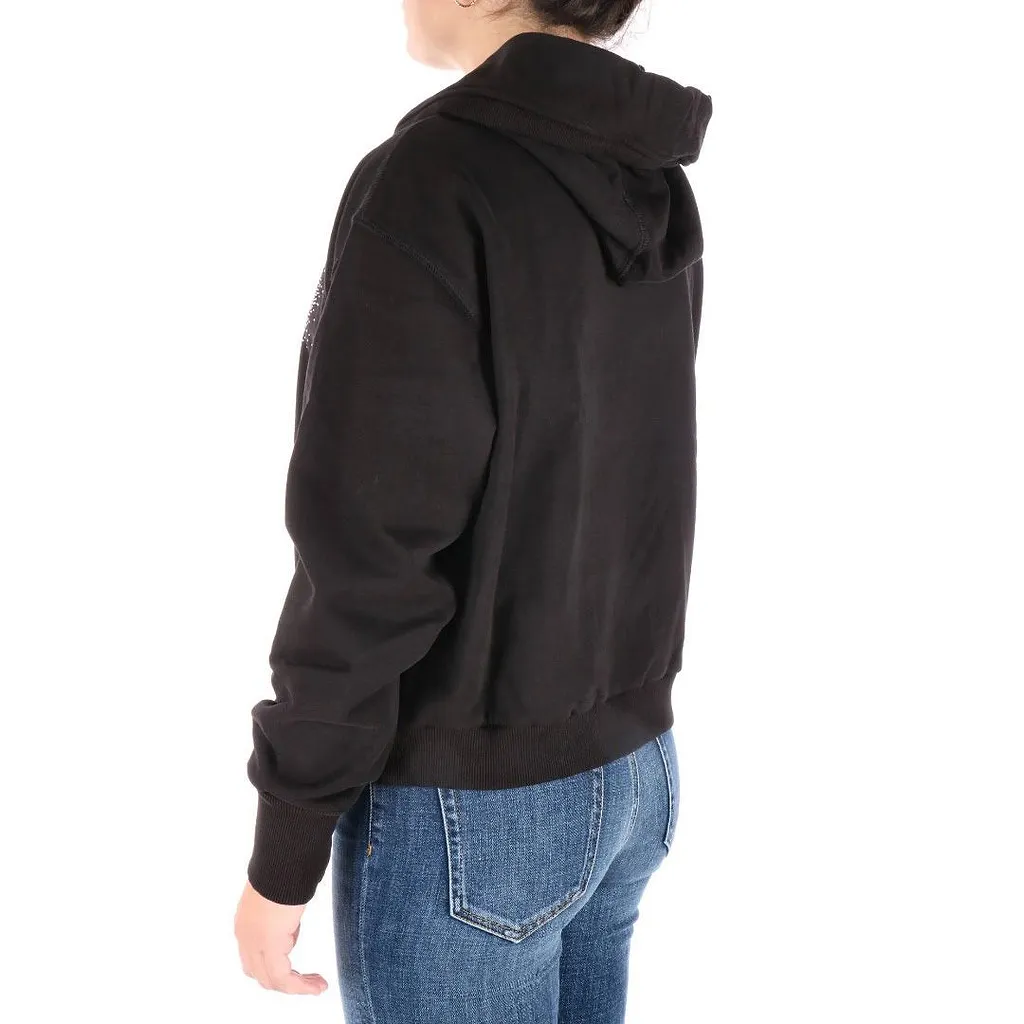 Pinko Logo Embroidered Drawstring Hoodie