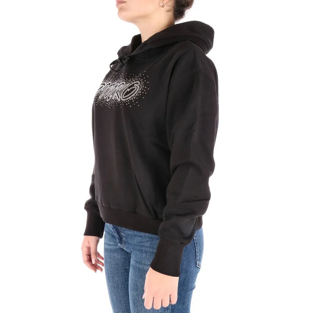 Pinko Logo Embroidered Drawstring Hoodie