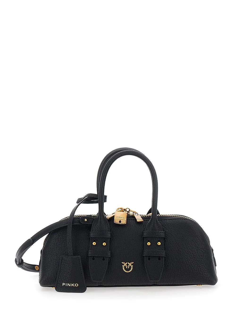 Pinko Logo Plaque Bowling Bag