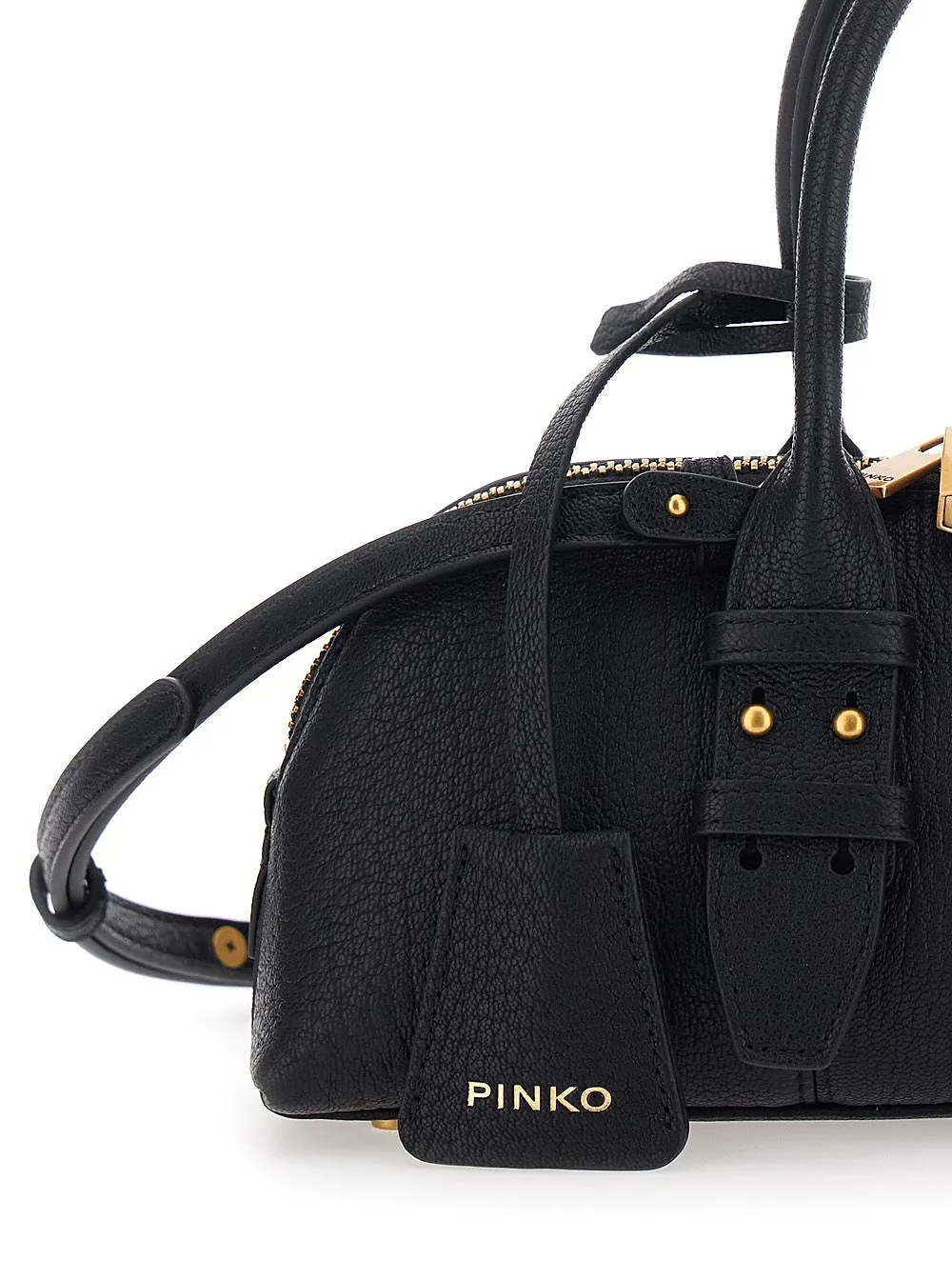 Pinko Logo Plaque Bowling Bag