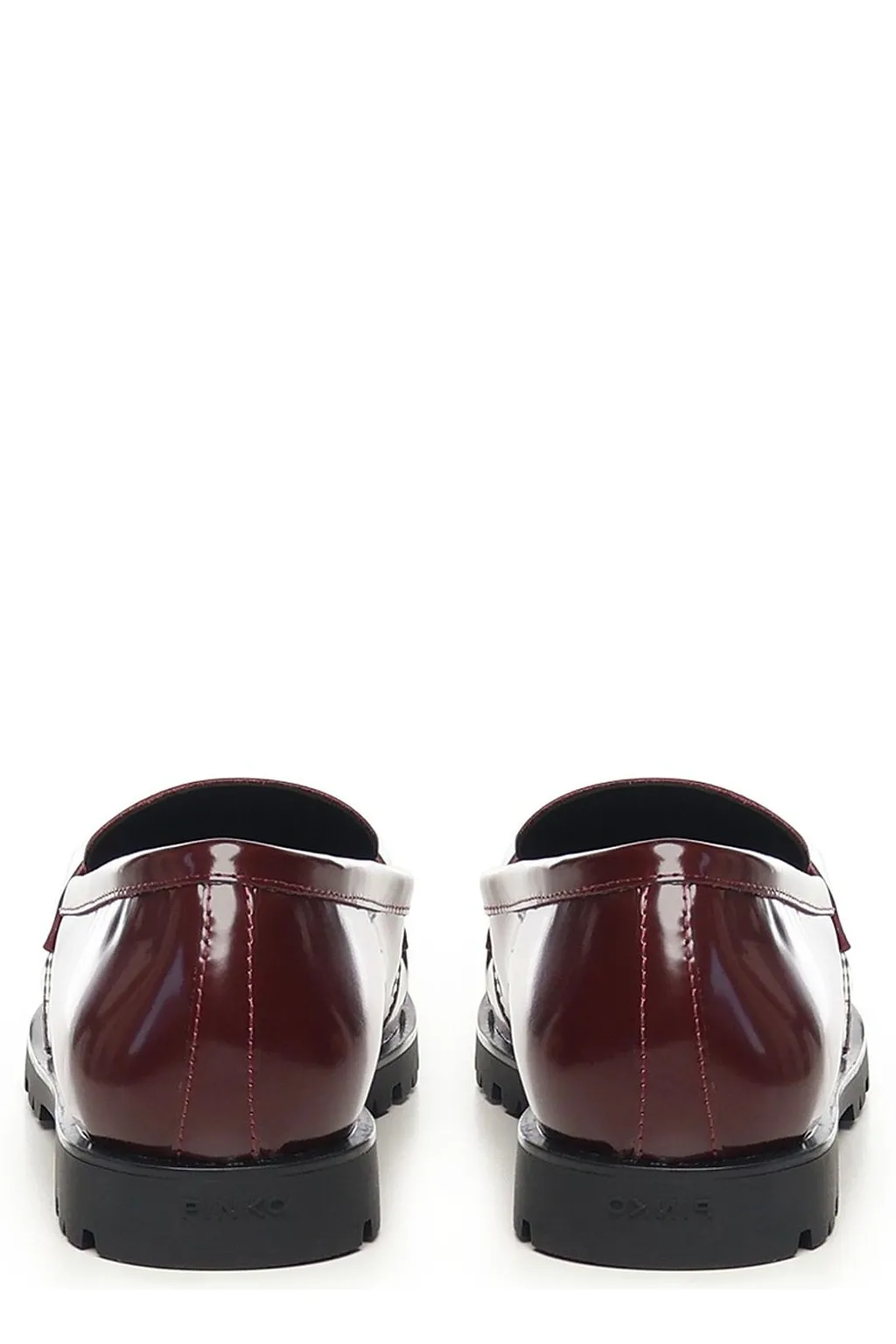 Pinko Logo Plaque Flat Shoes