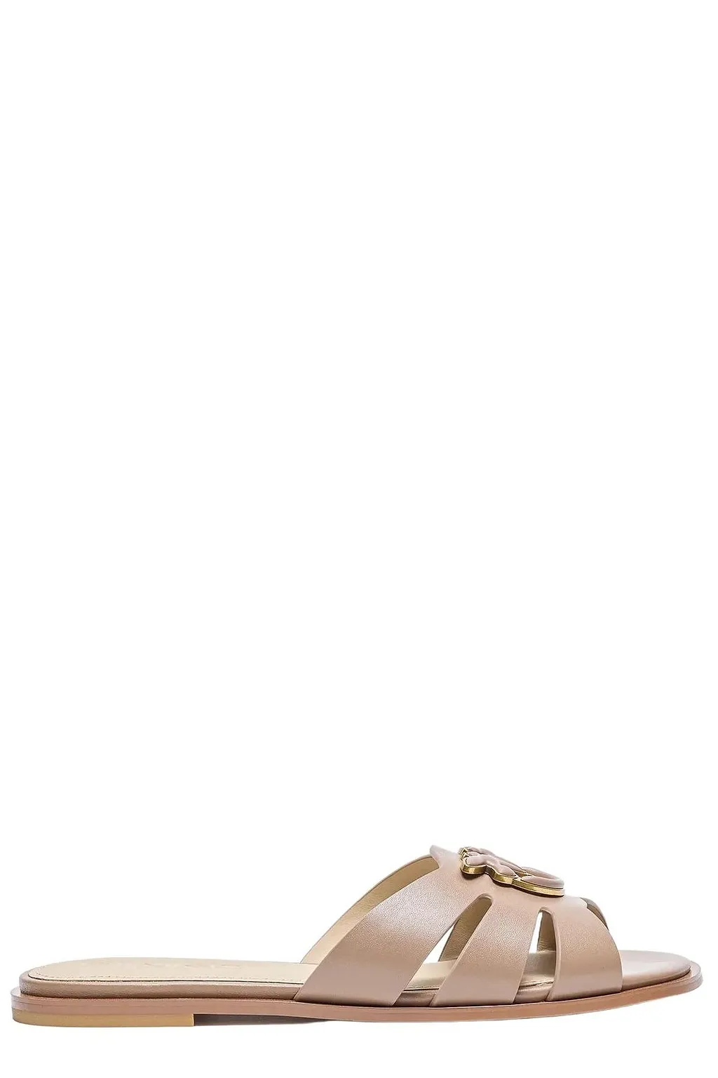 Pinko Love Birds Cut-Out Flat Sandals