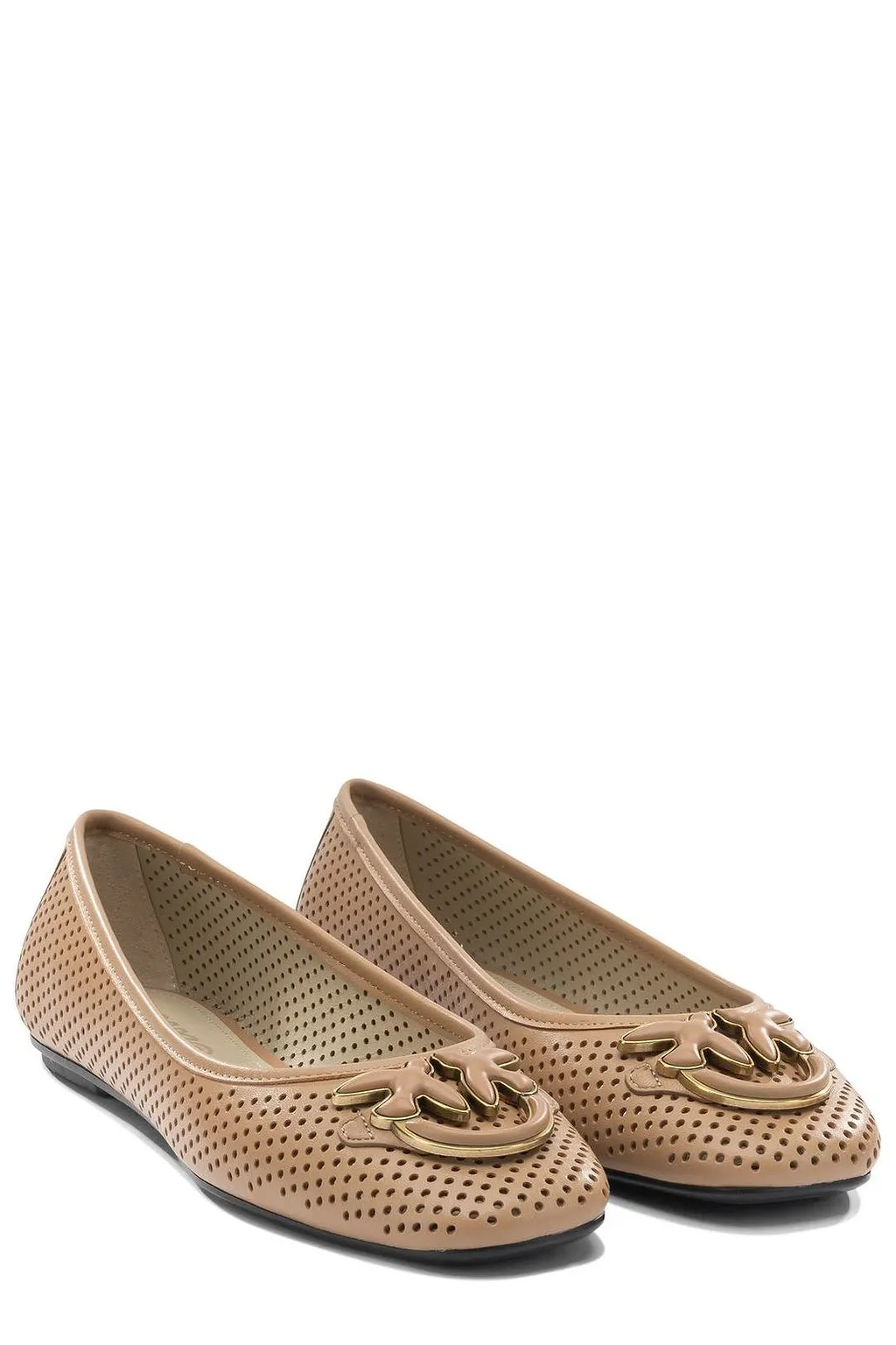 Pinko Love Birds Square Toe Ballerinas