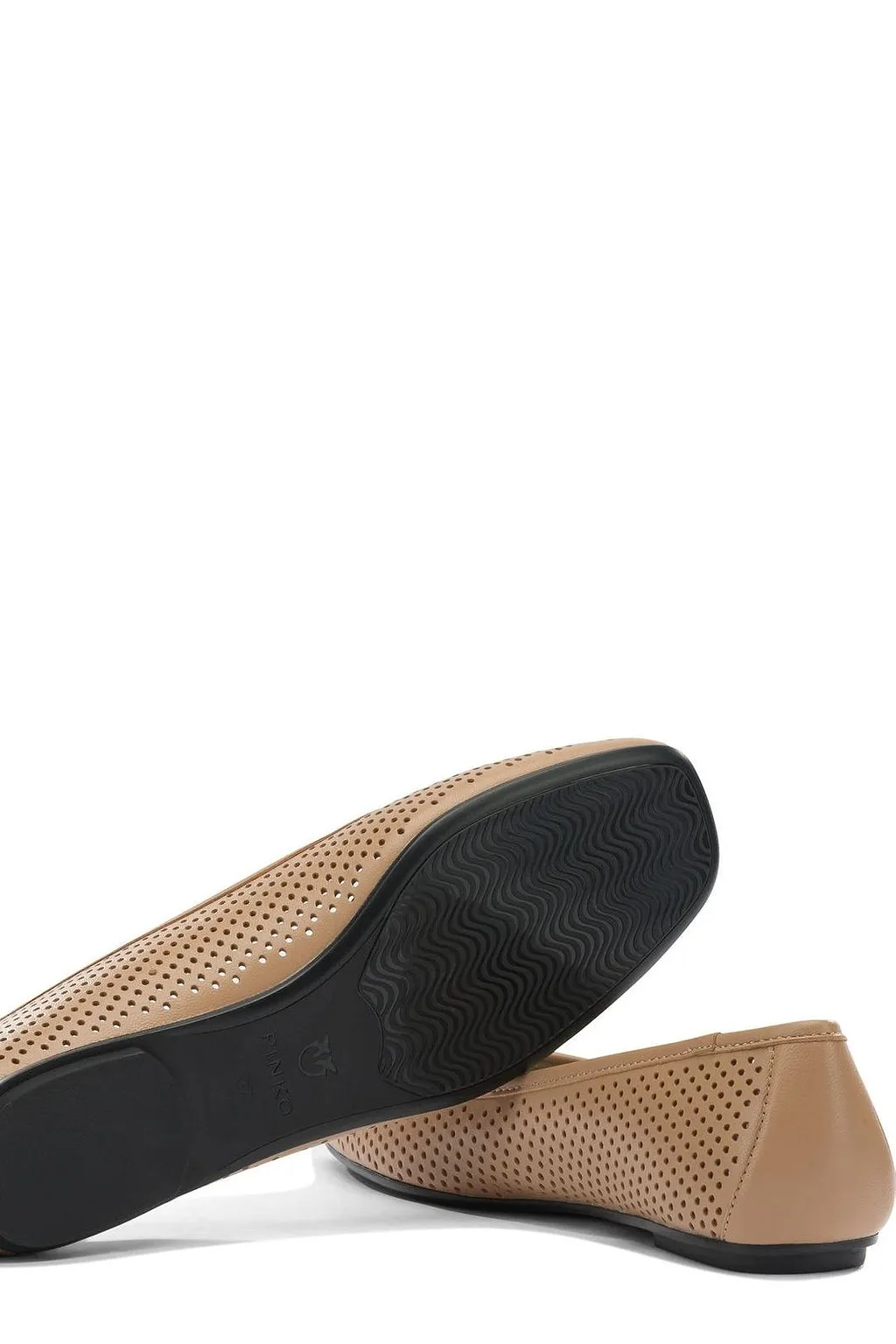 Pinko Love Birds Square Toe Ballerinas