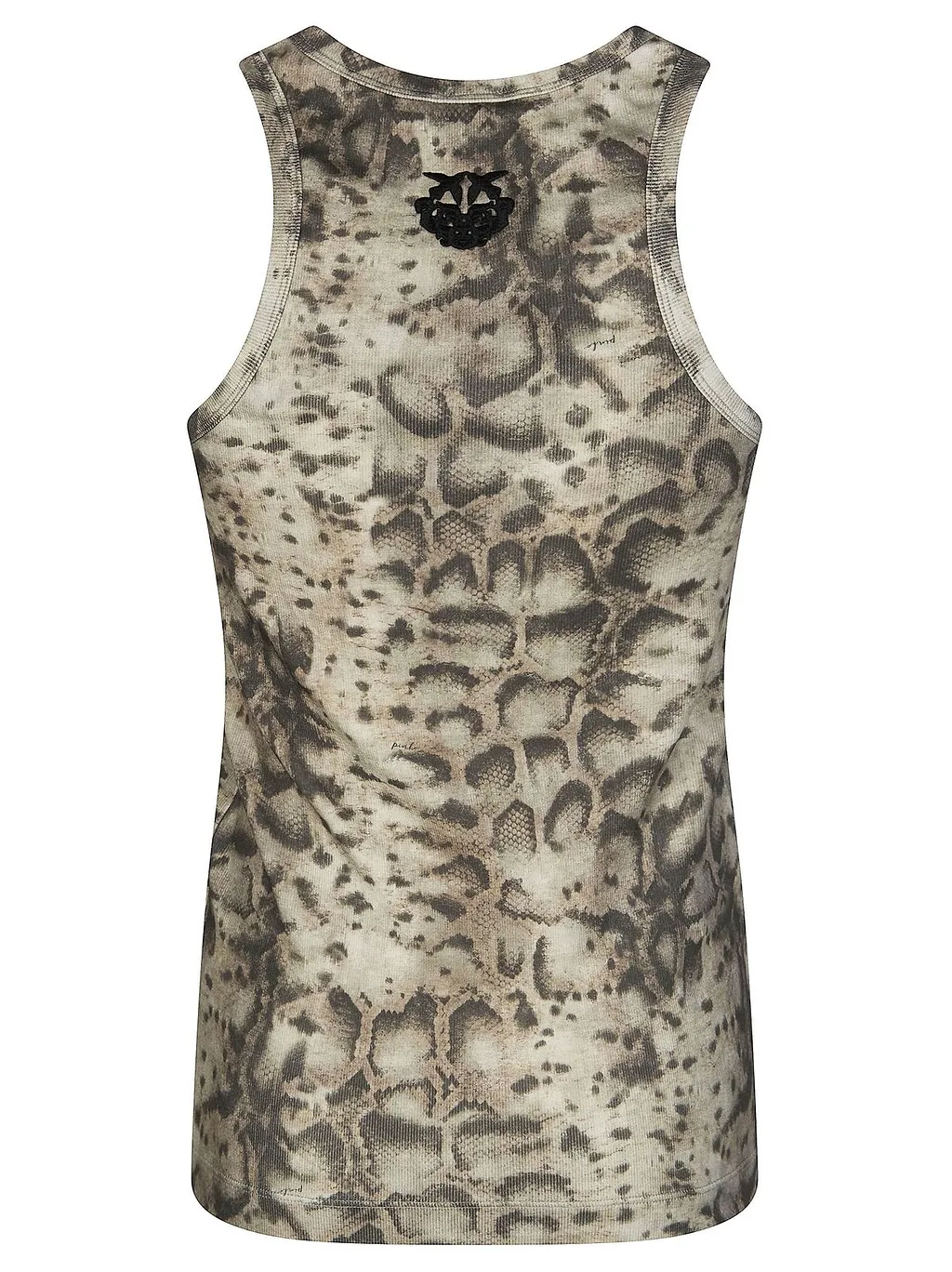 Pinko Print Crewneck Sleeveless Top