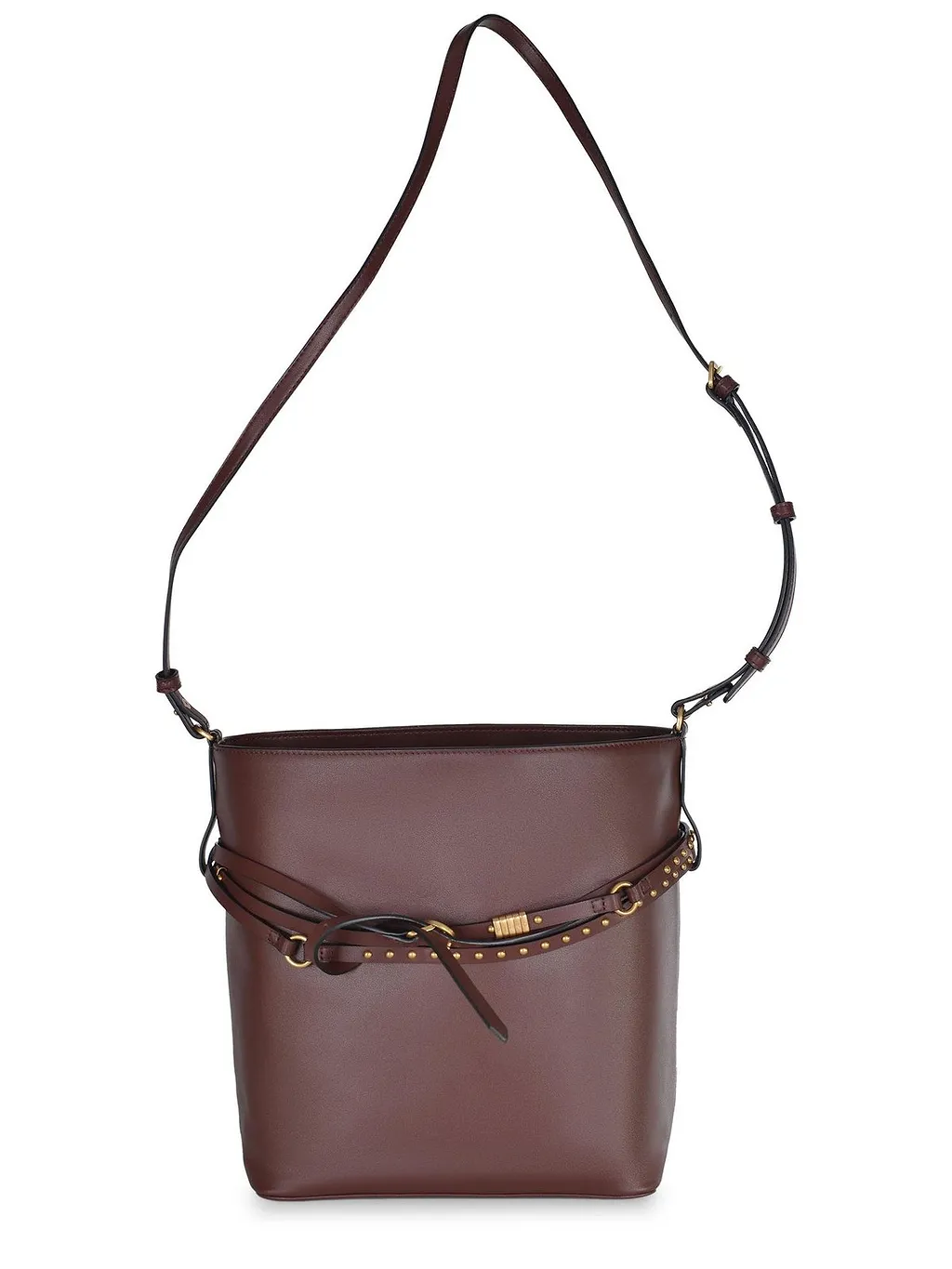 Pinko Studded Strap Bucket Bag