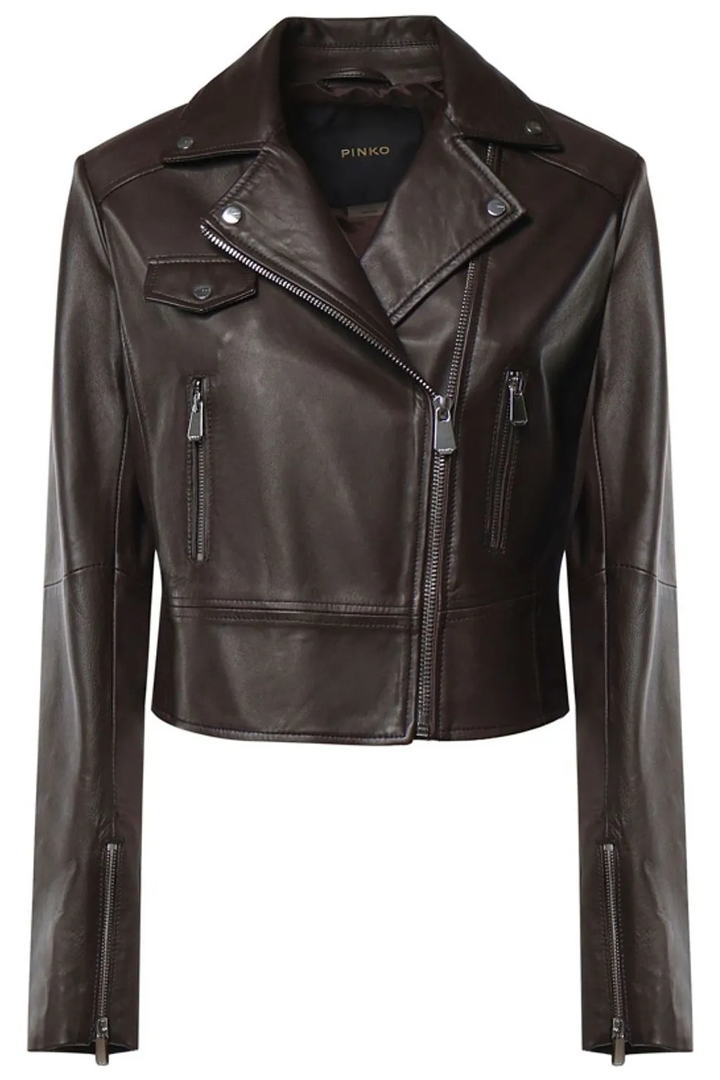 Pinko Zipped Cropped Coat