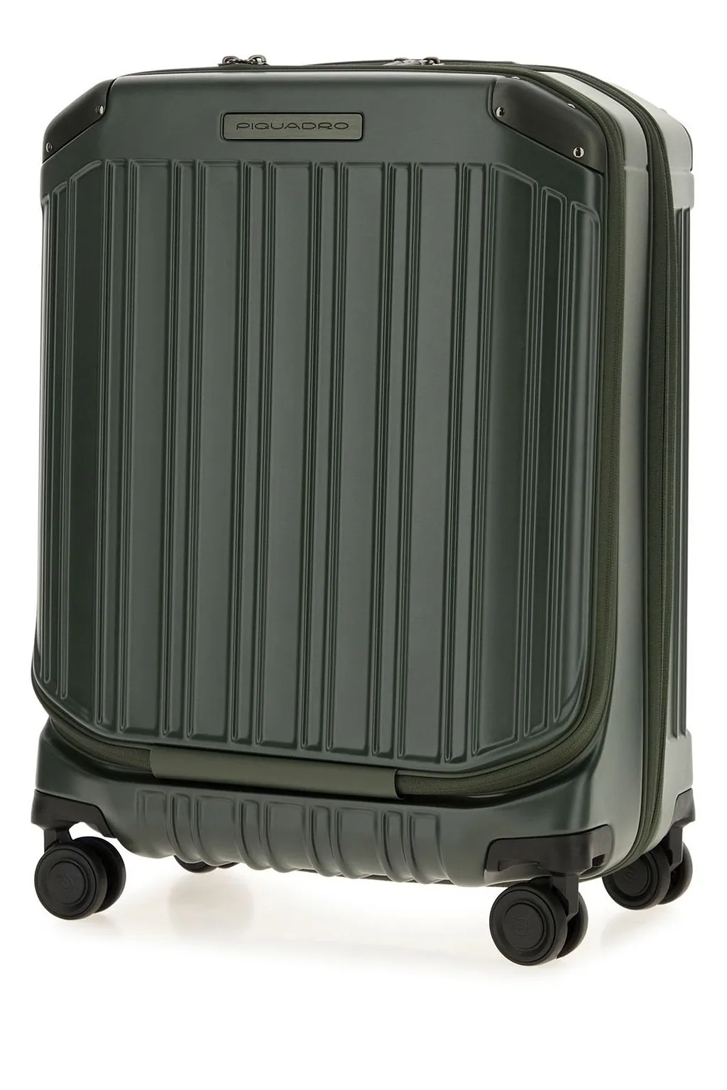 Piquadro Front-Open Cabin Trolley Suitcase