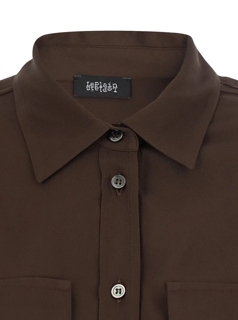 Plain Pocket Detail Shirt