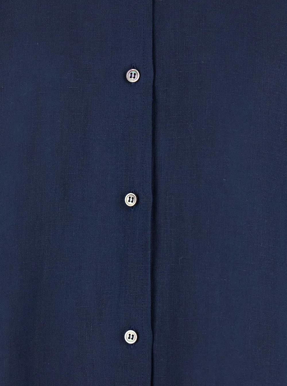 Plain Relaxed Linen Shirt