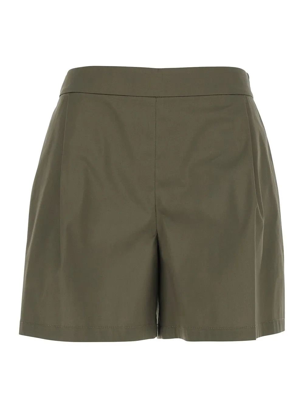 Plain Popeline Tailored Shorts