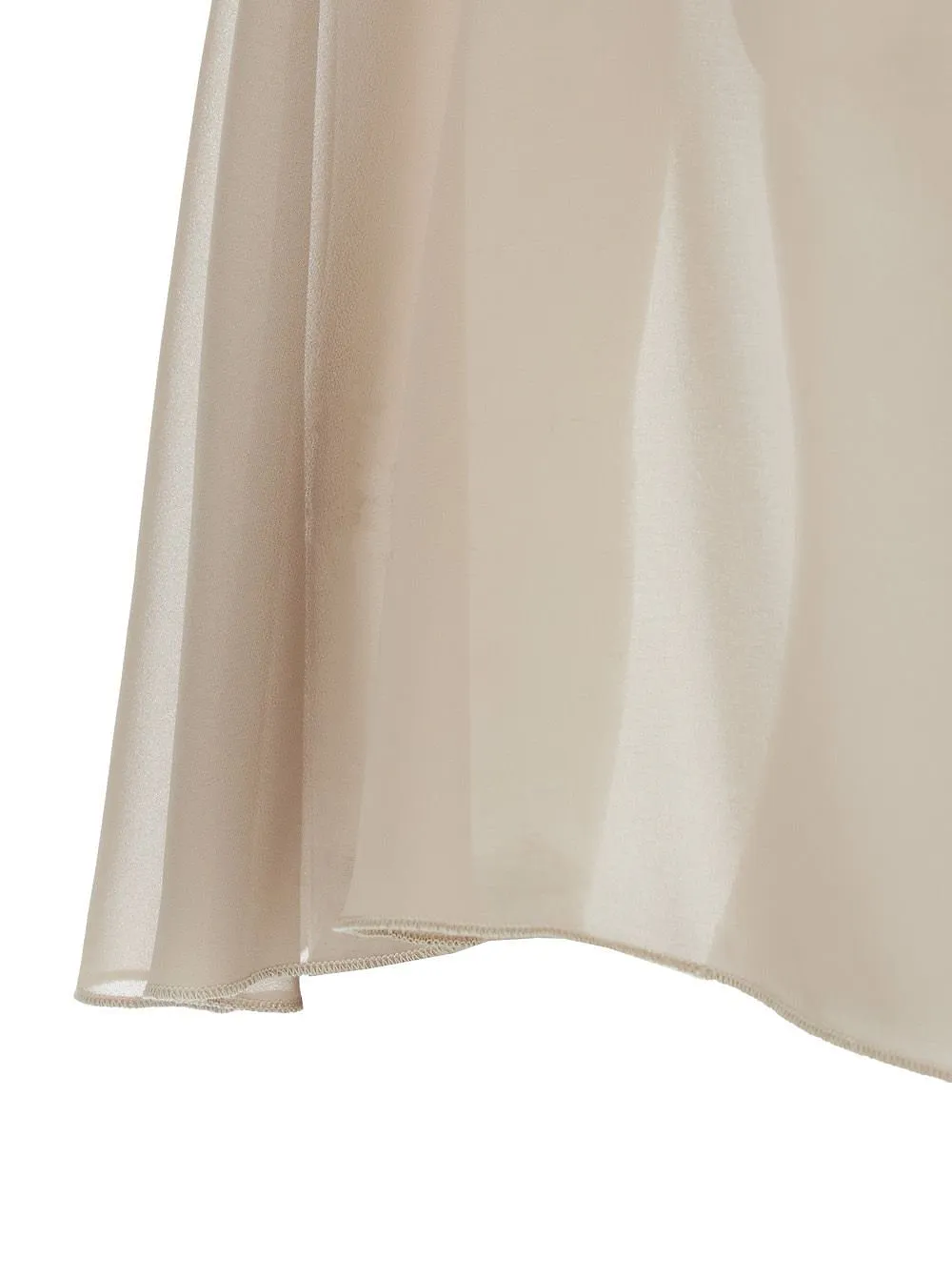 Plain Sheer Tie-Hem Shawl