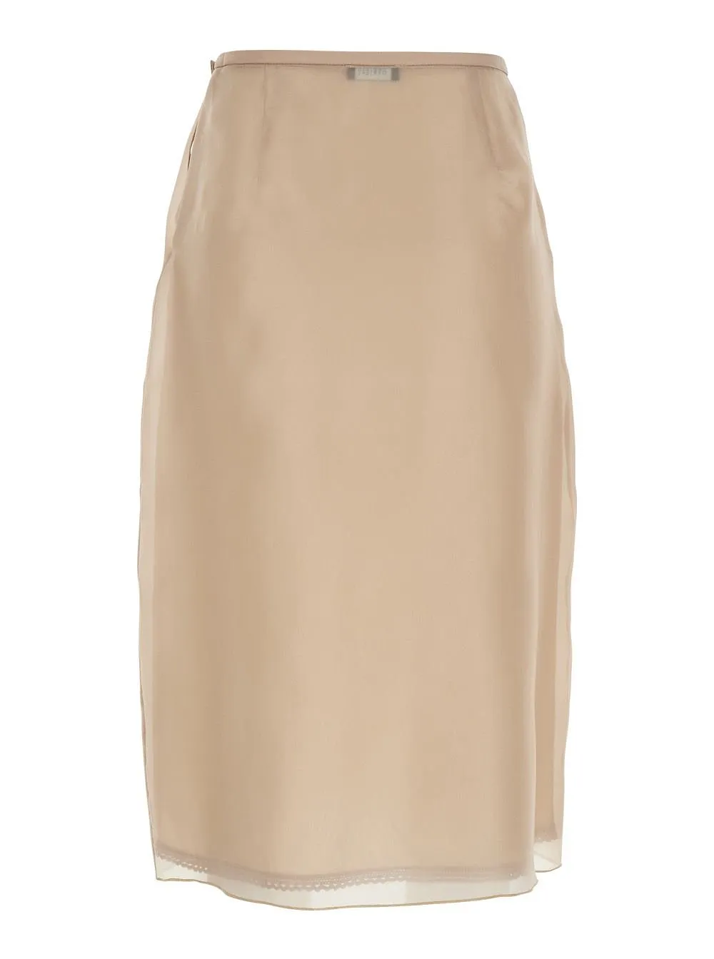 Plain Sheer Organza Skirt