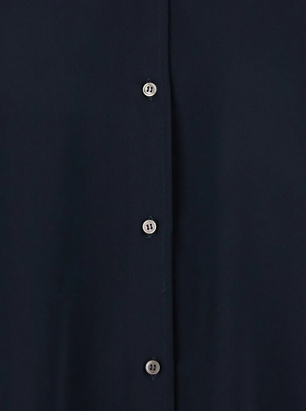 Plain Shirt With Classic Collar Tech Fabric