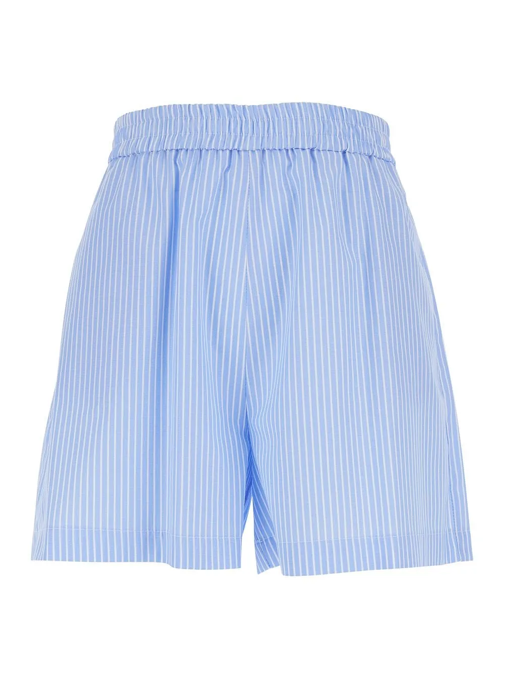 Plain Striped Relaxed Shorts