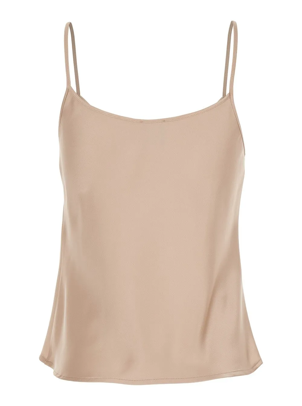 Plain Spaghetti Strap Satin Camisole