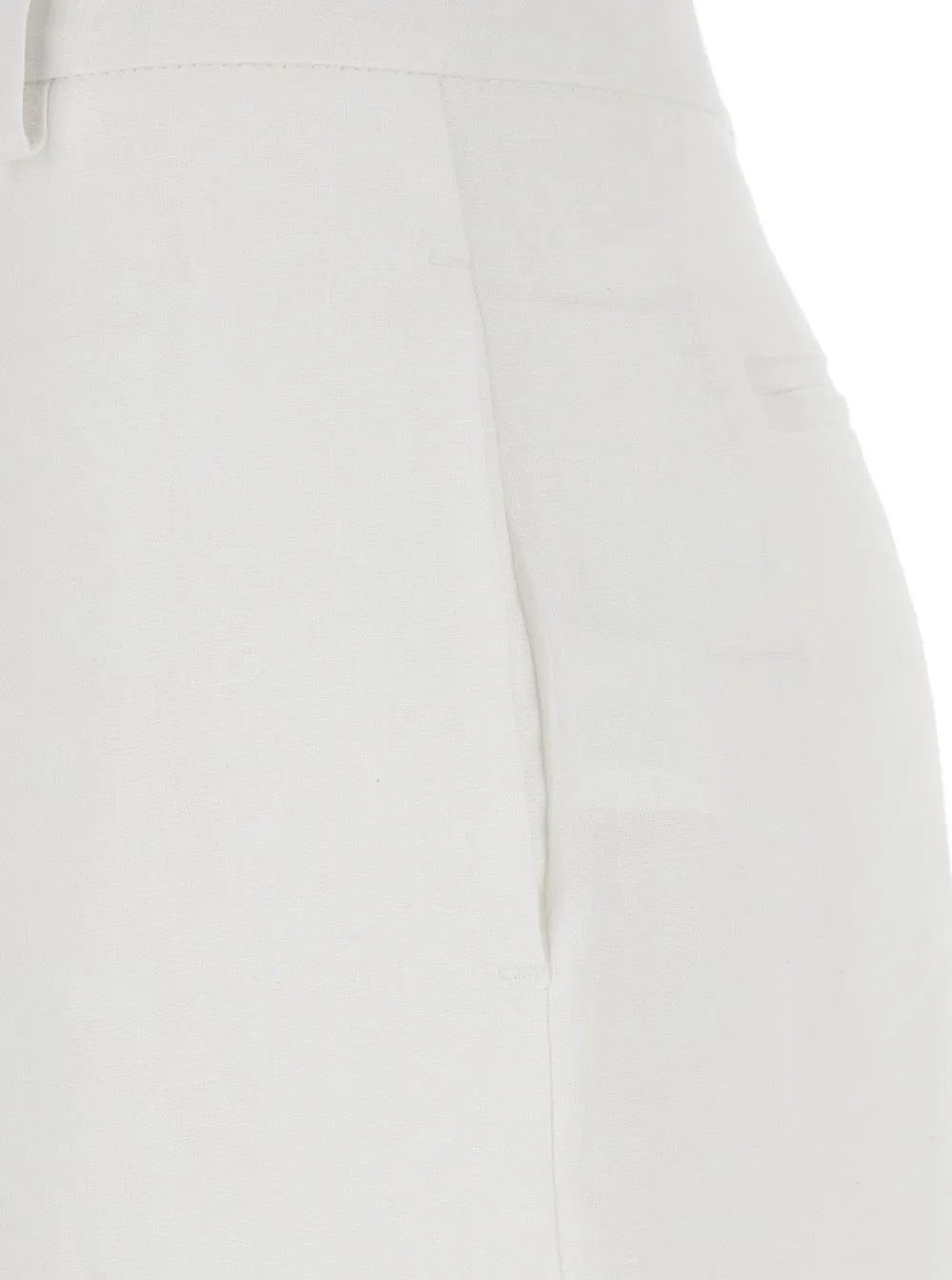 Plain Wide Leg Pants