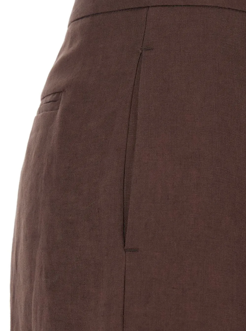 Plain Wide Leg Pants