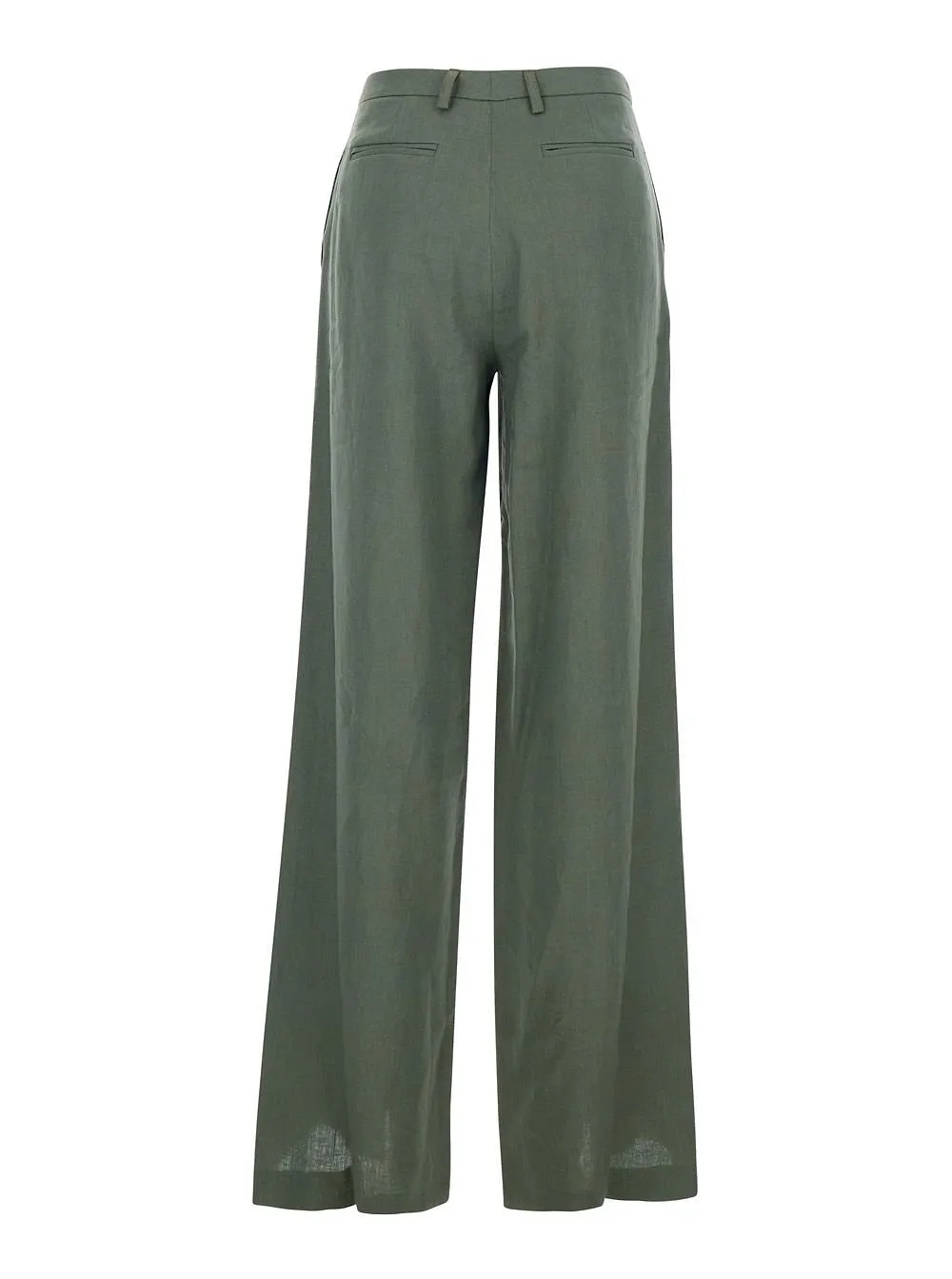 Plain Wide Leg Pants