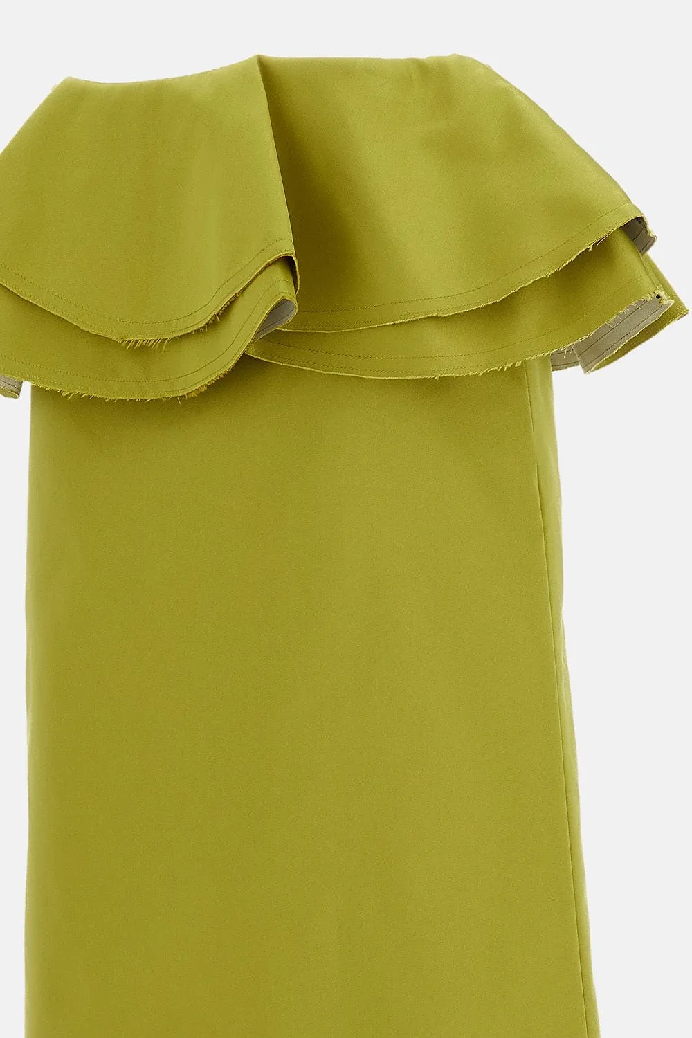 Plan C Citron Midi Duchesse Skirt