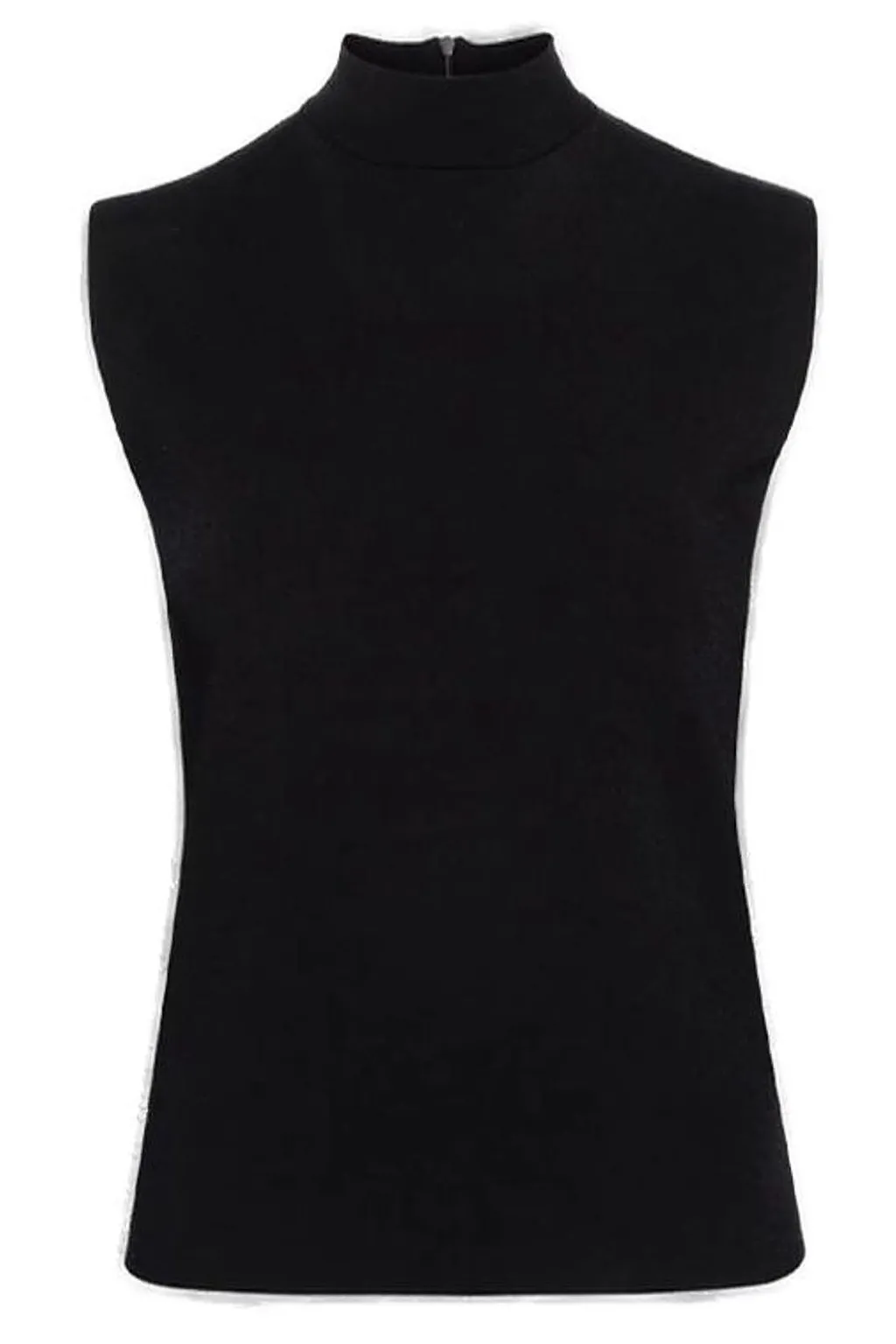Plan C Mock-Neck Sleeveless Tank Top