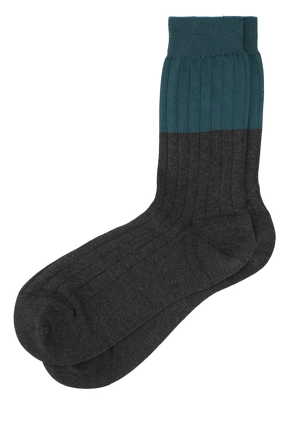 Plan C Ribbed Colorblock Socks