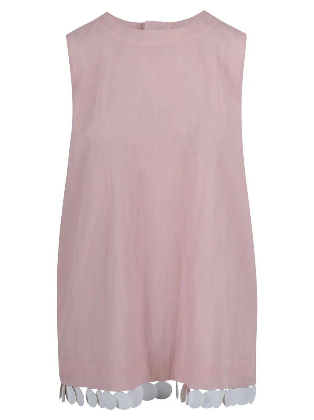 Plan C Sleeveless Pompom Tank Top