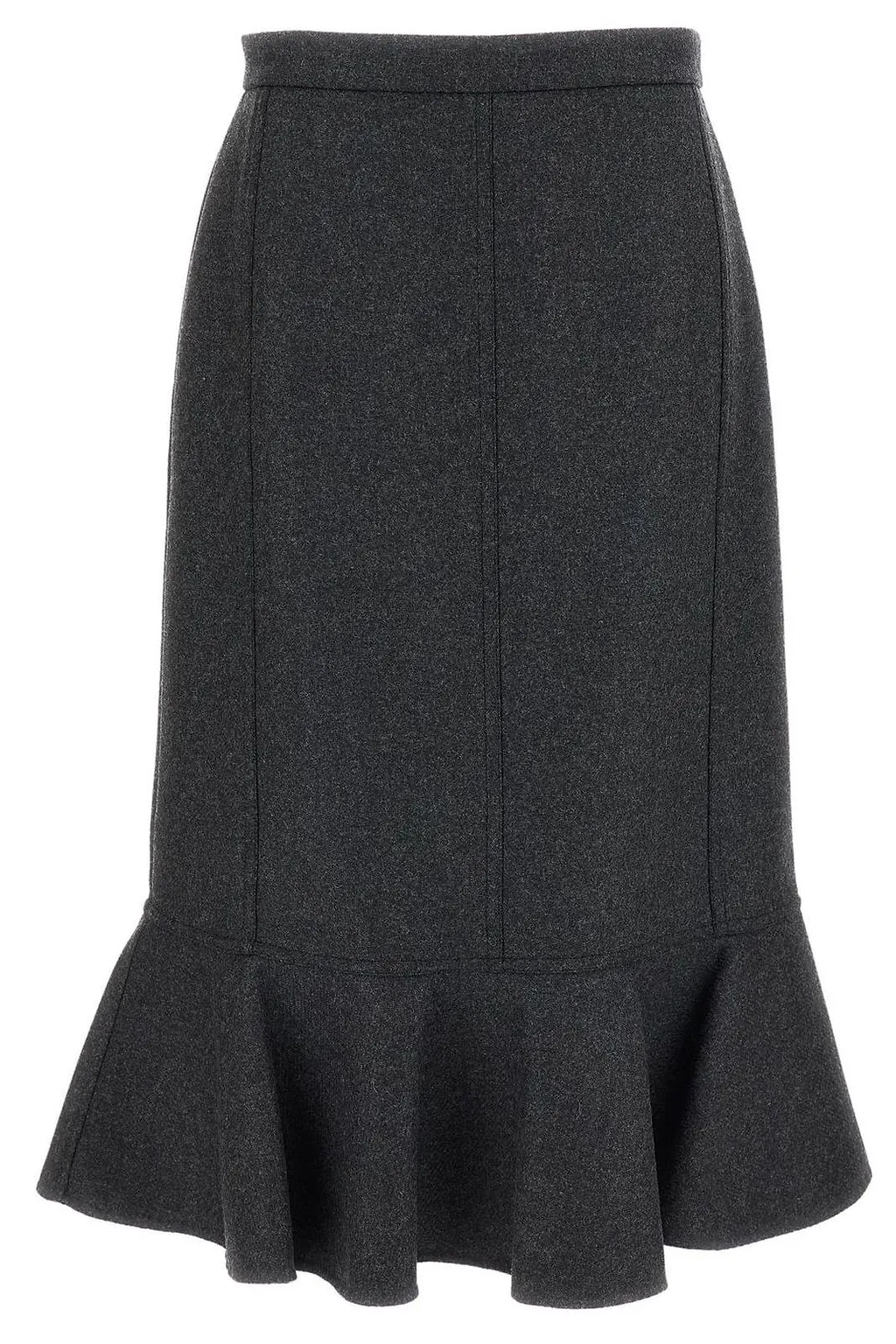Plan C Ruffled Hemline Double Skirt