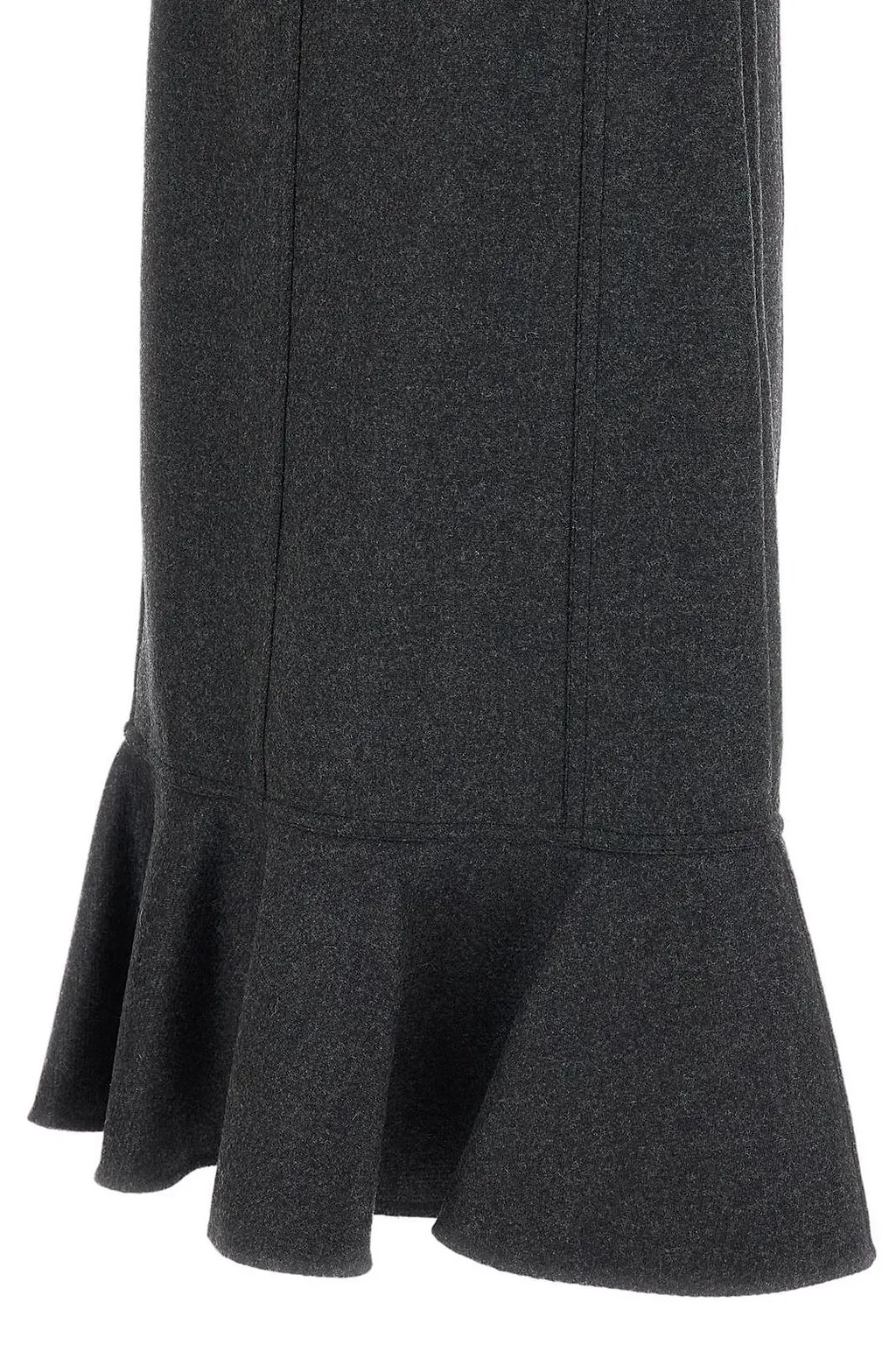 Plan C Ruffled Hemline Double Skirt
