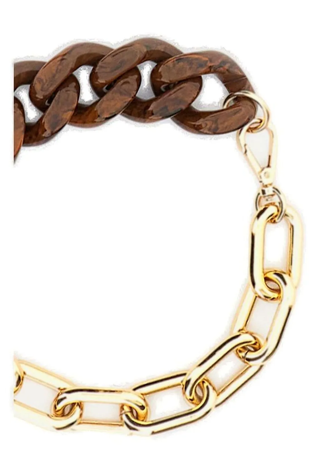 Plan C Toasted Chunky Marbled Chain Necklace