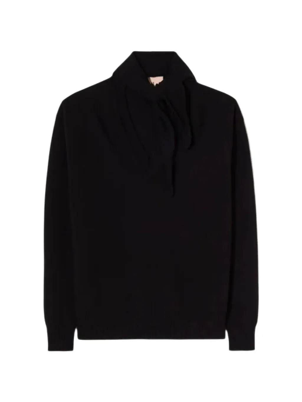 Plan C Tie Neck Sweater