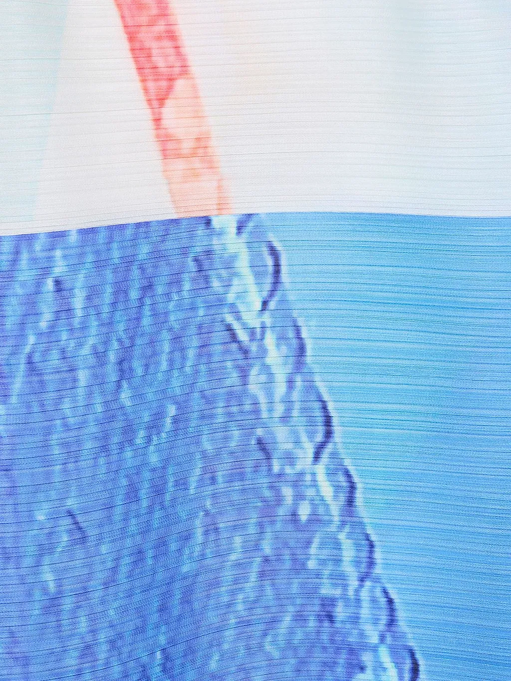 Pleats Please Issey Miyake Printed Pleated Skirt