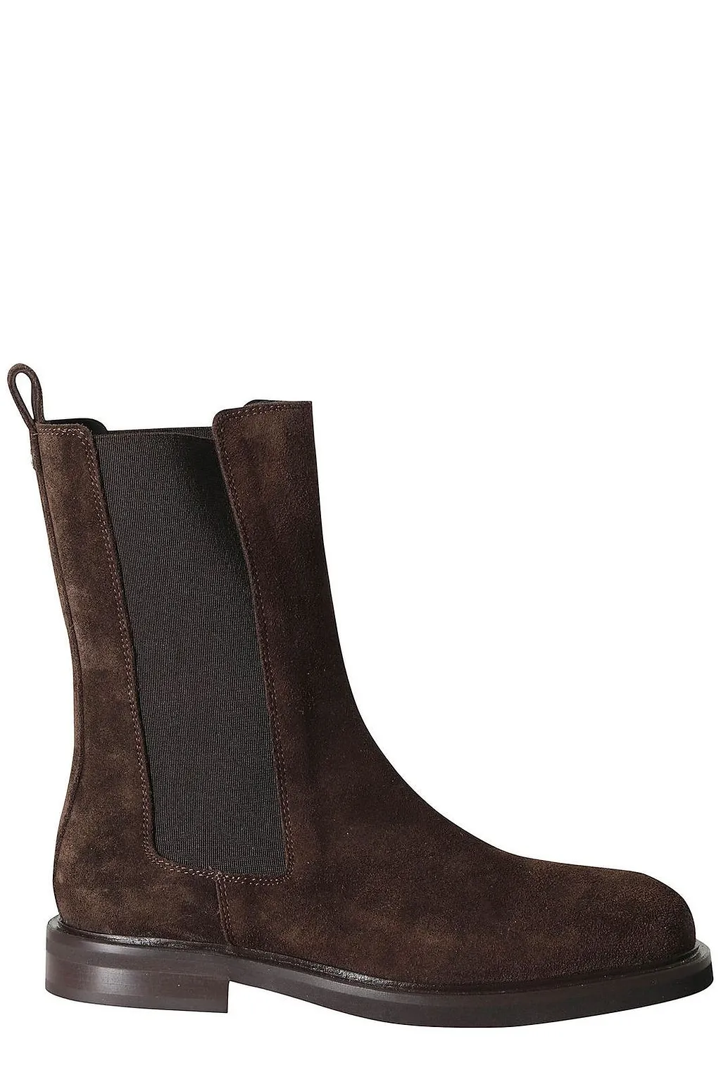 Poeve Round Toe Slip-On Chelsea Boots