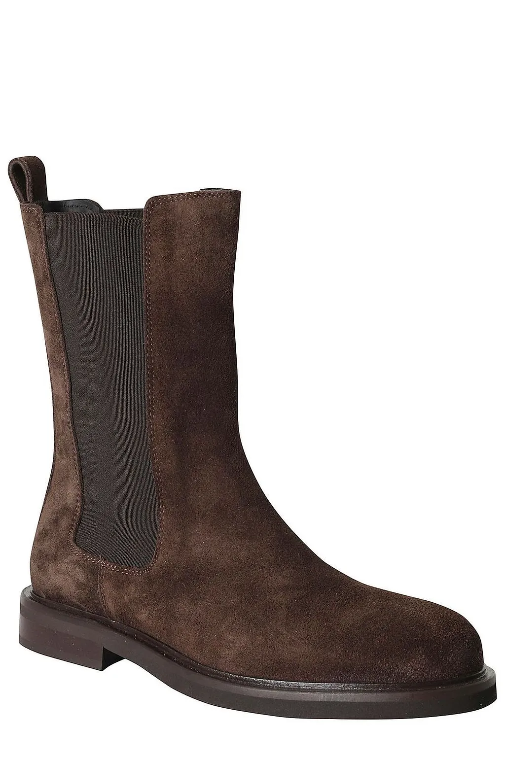 Poeve Round Toe Slip-On Chelsea Boots