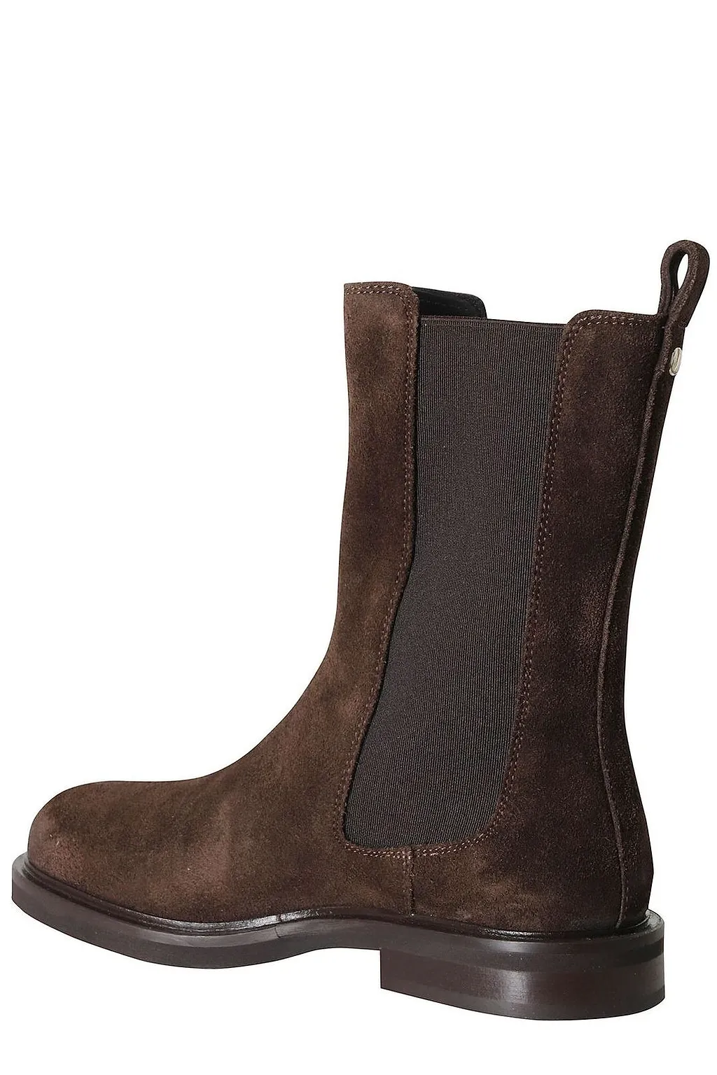 Poeve Round Toe Slip-On Chelsea Boots