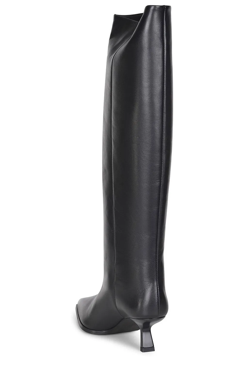 Poeve Pointed-Toe Mid Heel Boots