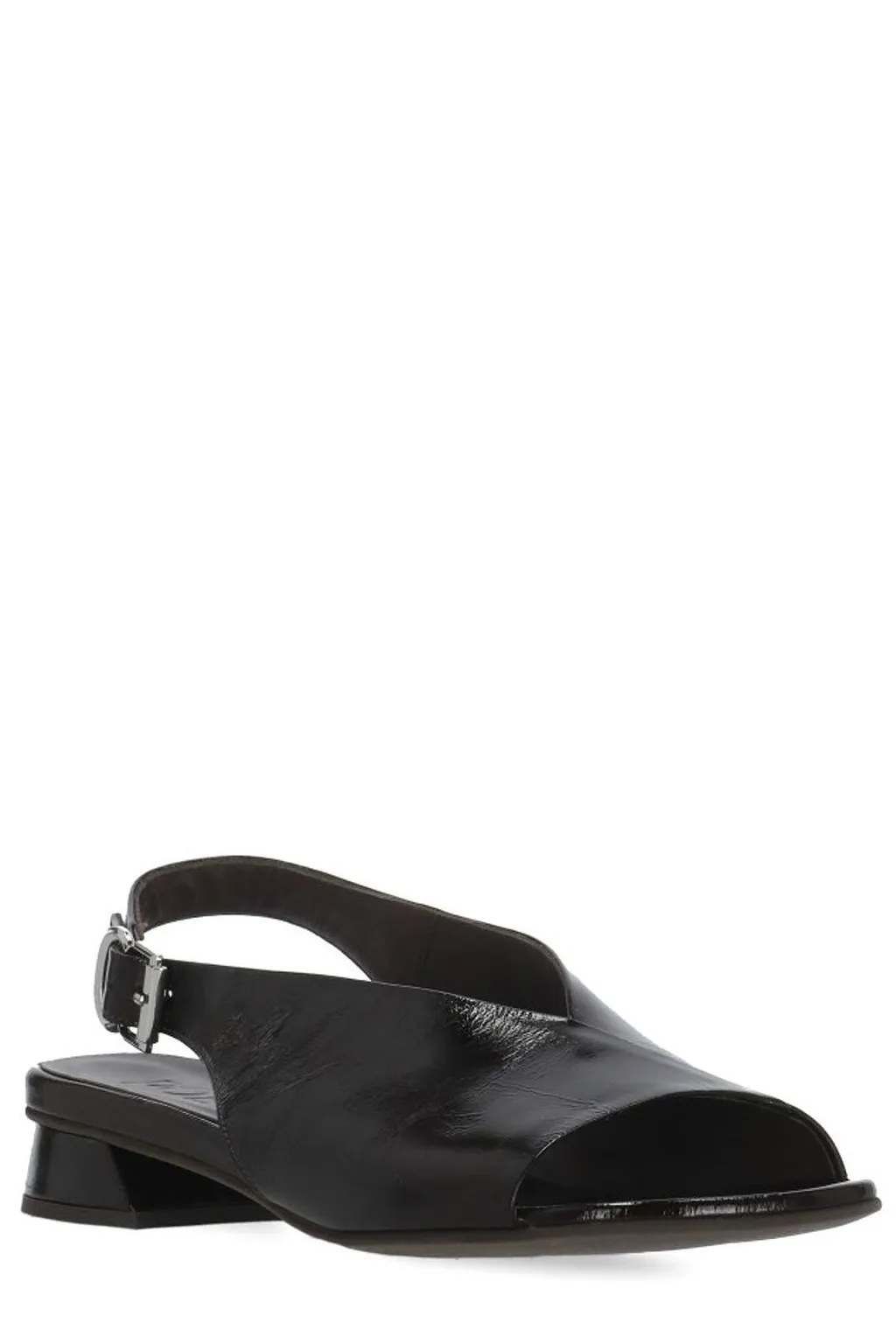 Poeve Slingback Open-Toe Flat Shoes