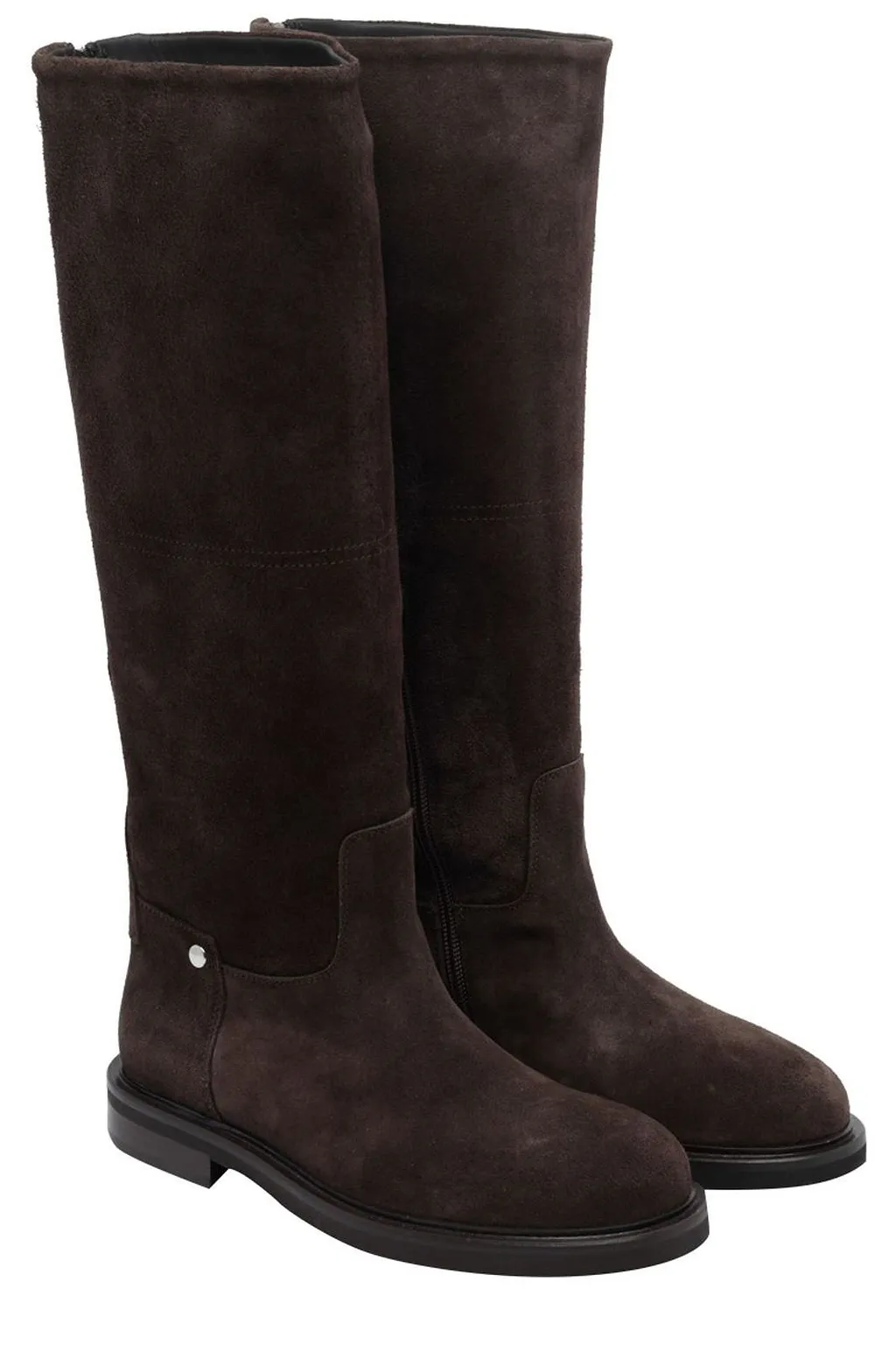 Poeve Zip Knee-High Boots