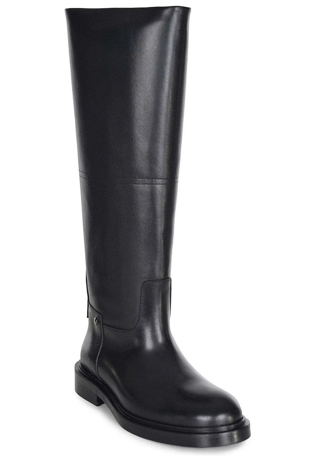 Poeve Zippered Leather Boots