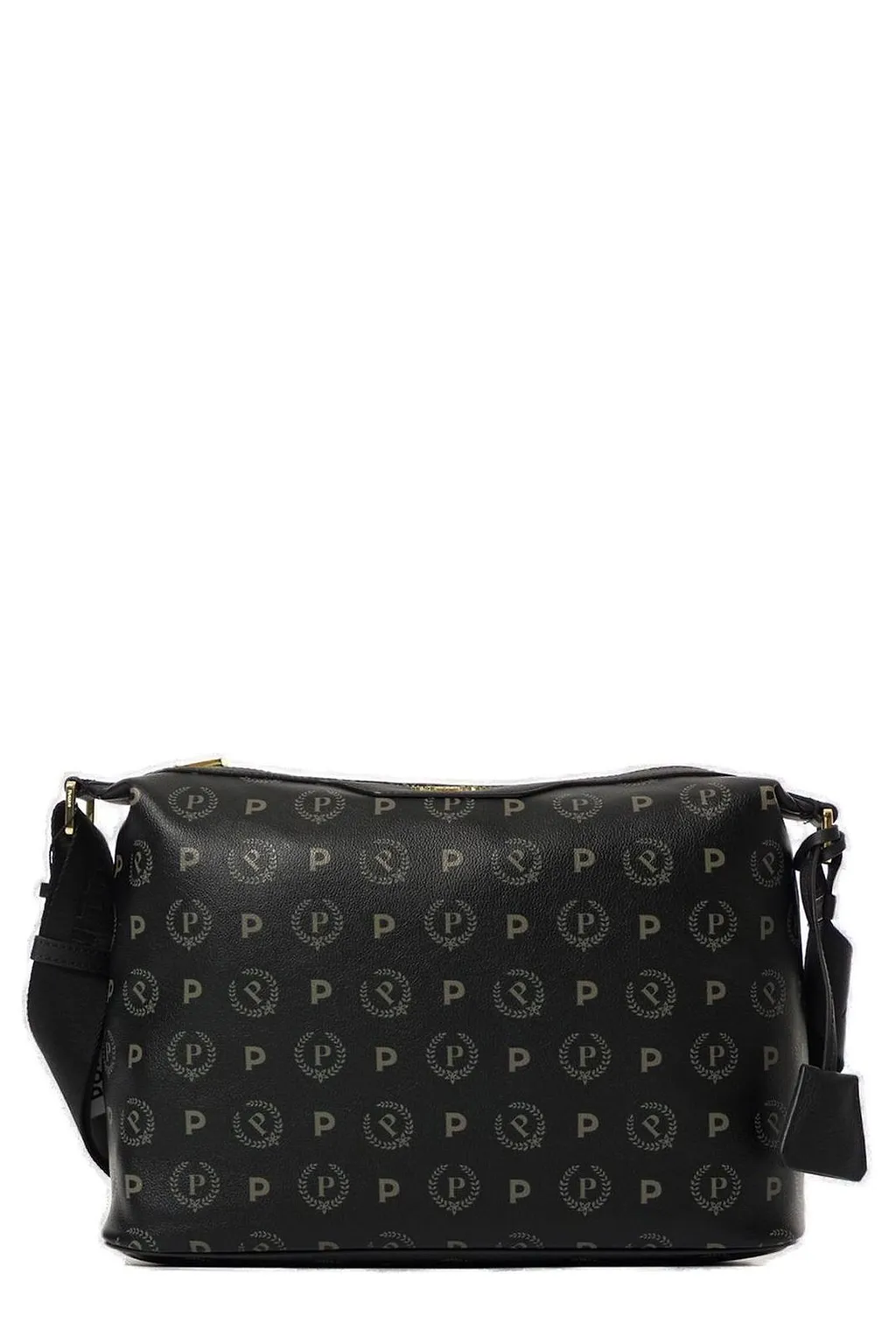 Pollini All-Over Monogram-Printed Crossbody Bag