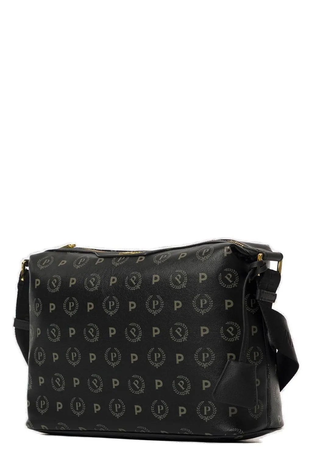 Pollini All-Over Monogram-Printed Crossbody Bag