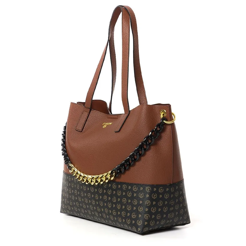 Pollini Chain-Linked Tote Bag