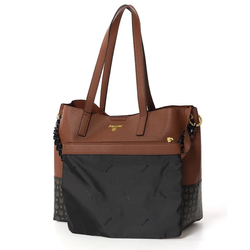 Pollini Chain-Linked Tote Bag