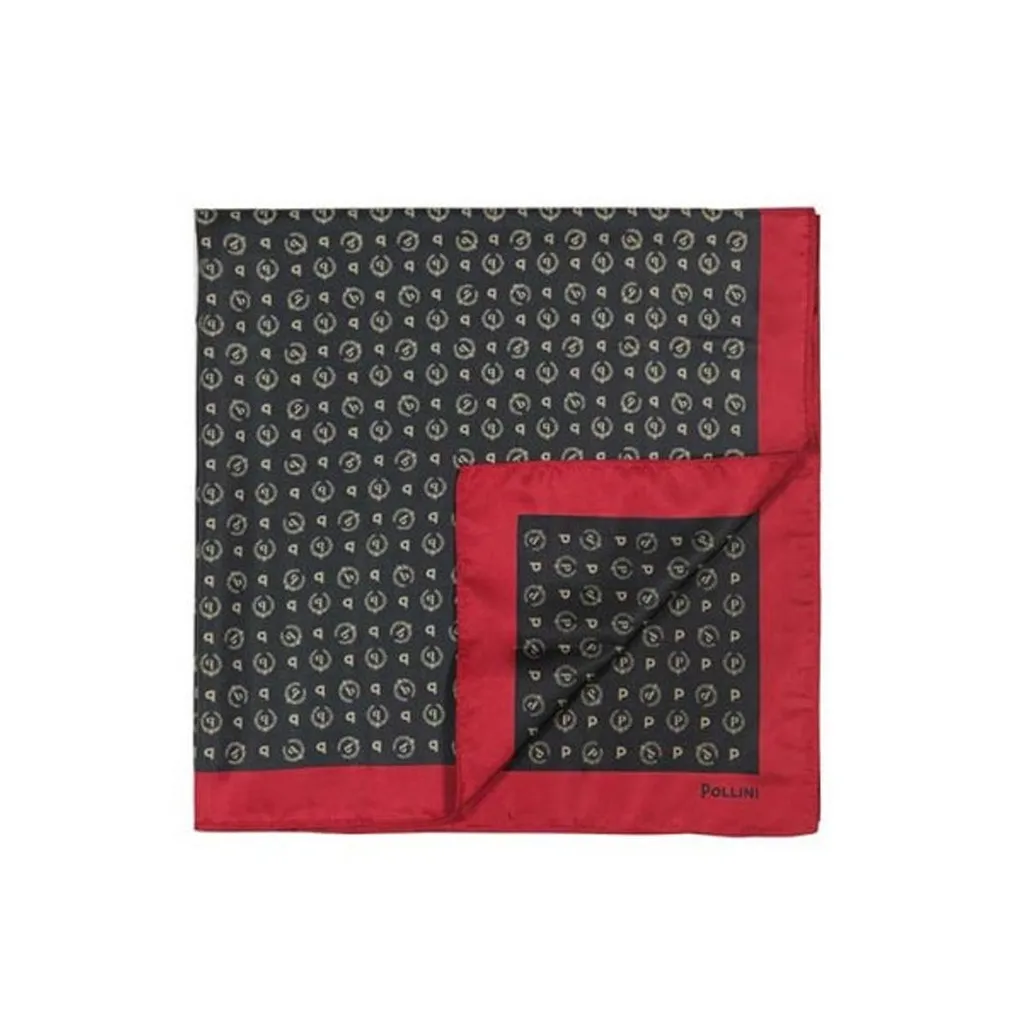 Pollini Heritage Logo Printed Scarf