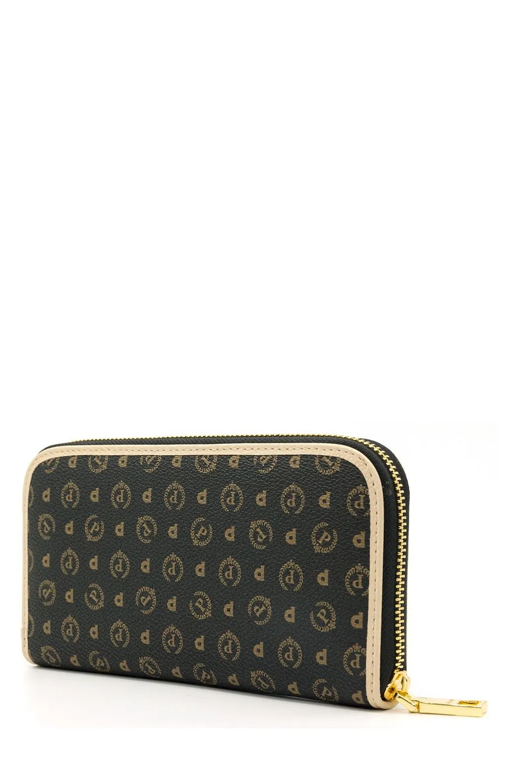 Pollini Heritage Print Zipped Wallet