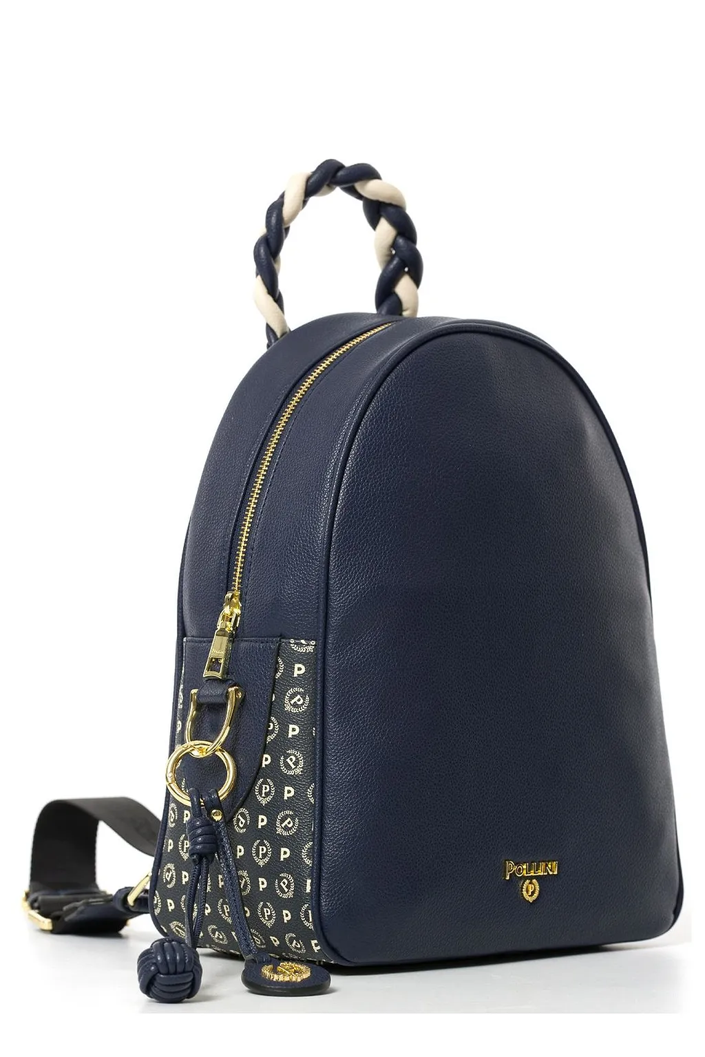 Pollini Logo Plaque Backpack