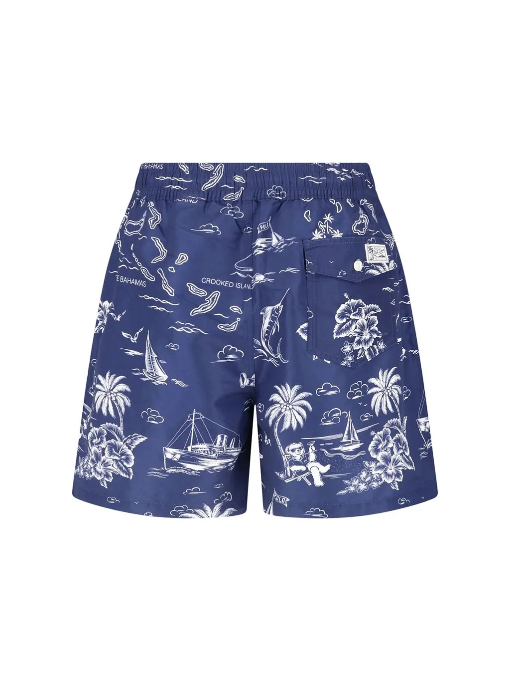 Polo Ralph Lauren 5.75-Inch Traveler Polo Bear Swim Trunks