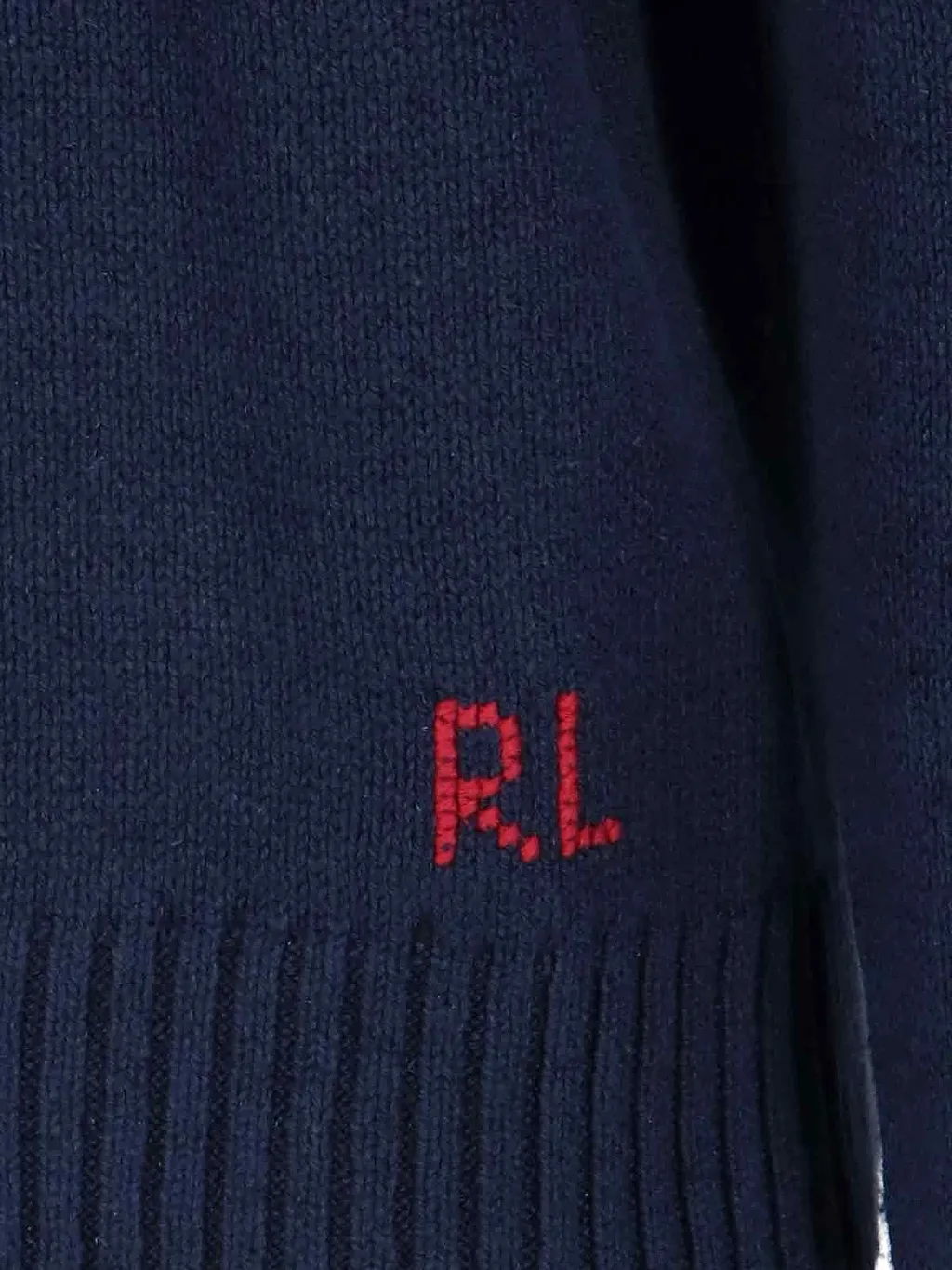 Polo Ralph Lauren Bear Motif Crewneck Knitted Jumper
