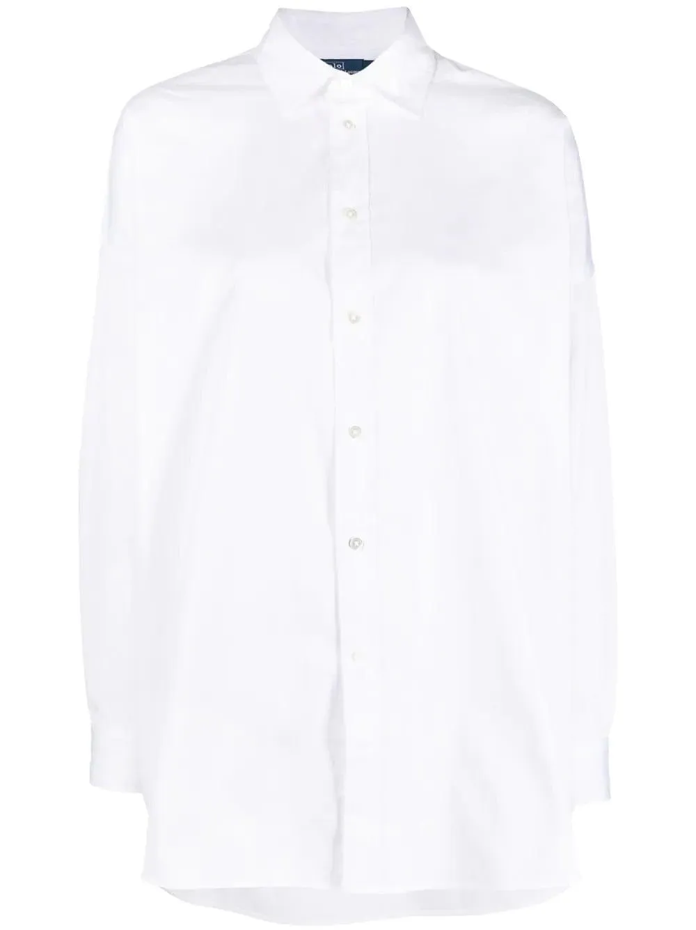 Polo Ralph Lauren Button-Up Curved Hem Shirt
